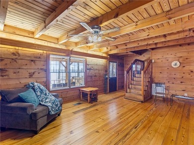 This a real lakefront log cabin with all the comforts, modern - photo 17