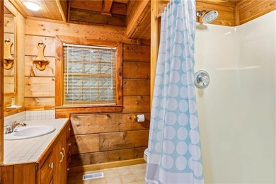This a real lakefront log cabin with all the comforts, modern - photo 25