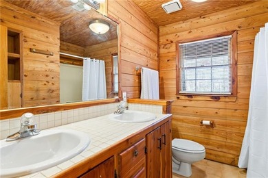 This a real lakefront log cabin with all the comforts, modern - photo 36