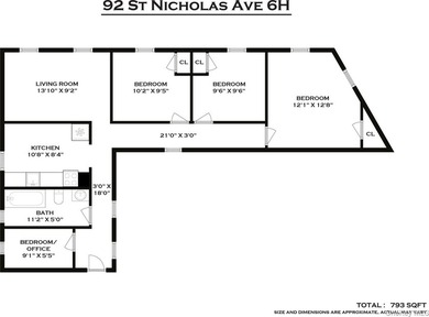 Welcome to 92 St. Nicholas Avenue, Unit 6H, a spacious co-op - photo 33