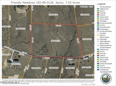 Nestled on 7 aces with sweeping views in Williamson Valley Ranch