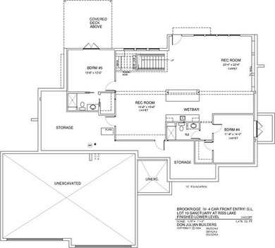 Brookridge !V Reverse by Don Julian Builders on walk-out lot and - photo 4