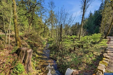 A custom chalet-style home surrounded by natural forest on - photo 17