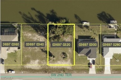 (private lake, pond, creek) Lot Sale Pending in Cape Coral Florida