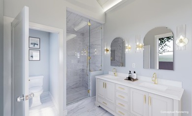 In the midst of grand renovation, this custom waterfront home - photo 11