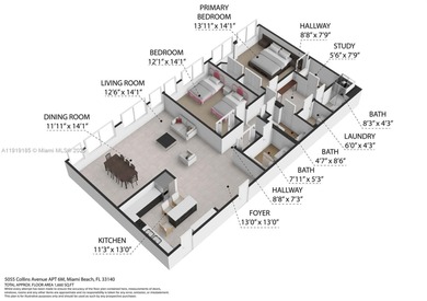 This 1,660 sq. ft. M Line residence at the iconic Crystal House