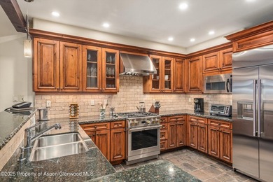 Ski directly onto Snowmass Mountain from this elegant residence