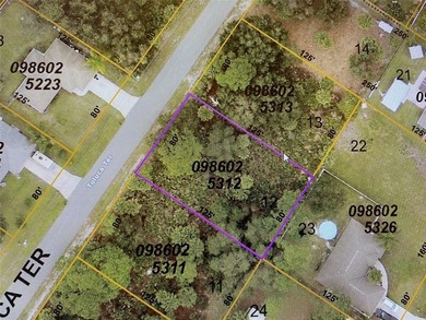 Northport Waterway Lakes and Canals Lot For Sale in North Port Florida