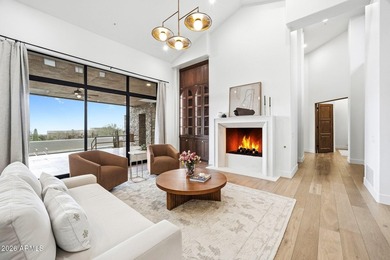 Framed by sweeping views of Pinnacle Peak and city lights, this