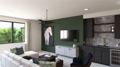This to-be-constructed home sits on a riverfront lot in gated - photo 3