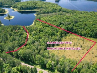 Red Bass Lake Acreage For Sale in Presque Isle Wisconsin