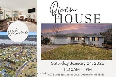 Wabasis Lake Home For Sale in Greenville Michigan