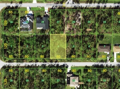 Port Charlotte Waterway Lakes Area Lot For Sale in Port Charlotte Florida