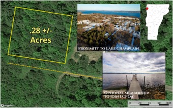 Lake Champlain - Chittenden County Lot For Sale in Grand Isle Vermont