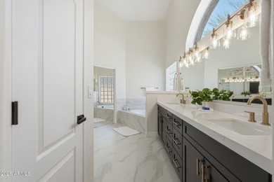 beautifully remodeled powder room adds convenience for guests - photo 39