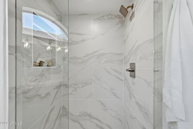 beautifully remodeled powder room adds convenience for guests - photo 42