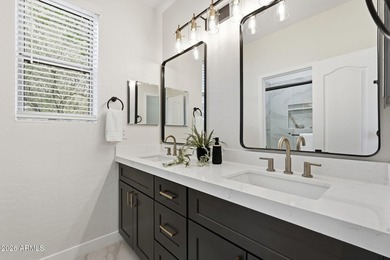 beautifully remodeled powder room adds convenience for guests - photo 49