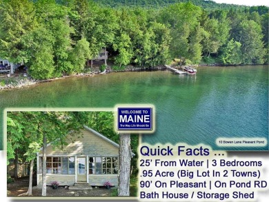 Lake Home For Sale in Island Falls, Maine