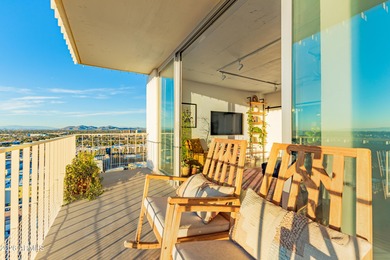 This stunning corner-unit apartment offers high-rise living with