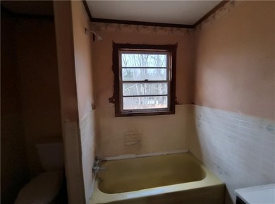 Solid built brick house that needs updating. Level lot with