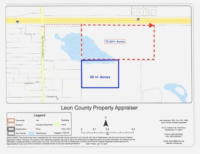 (private lake, pond, coastal) Acreage For Sale in Tallahassee Florida