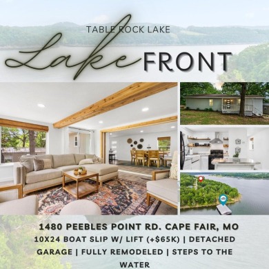Lake Home For Sale in Cape Fair, Missouri