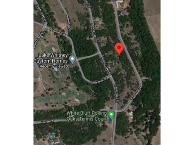 Lake Whitney Lot For Sale in Whitney Texas