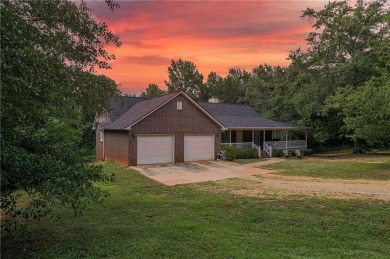 Beautiful Southern Home on 14.76 acres: Features welcoming front - Lake Home Sale Pending in Lavonia, Georgia