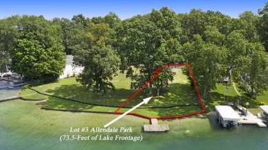Buildable lot with sandy lake frontage on all sports Gull Lake - Lake Lot For Sale in Augusta, Michigan