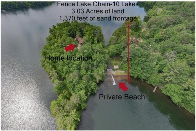 Flambeau Lake Home For Sale in Lac  Du  Flambeau Wisconsin