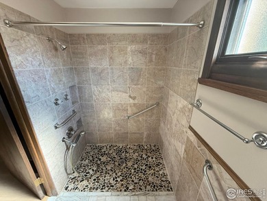 You are home as the easy-care front yard combines a small lawn