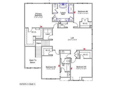 Our Warwick II plan has 5 bedrooms and 3 full baths, including a - photo 3