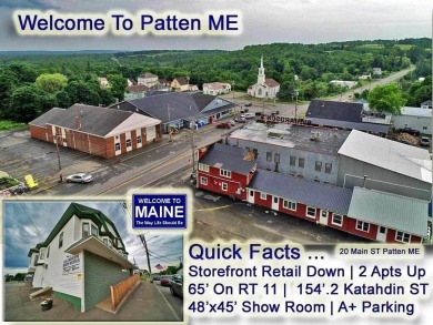(private lake, pond, coastal) Commercial For Sale in Patten Maine