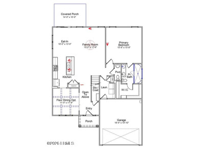 The two-story Nantahala II plan features four bedrooms and - photo 2