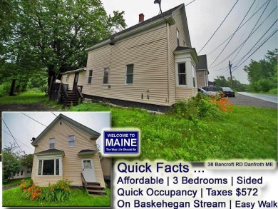 (private lake, pond, creek) Home For Sale in Danforth Maine