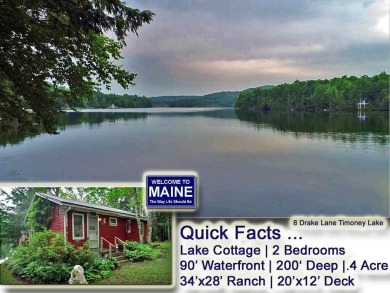 Timoney Lake Home For Sale in Oakfield Maine