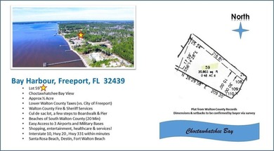 VIEW OF CHOCTAWHATCHEE BAY! DO NOT MISS THIS HALF ACRE lot on a - photo 7