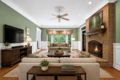 Nestled among mature trees and professionally landscaped grounds - photo 7