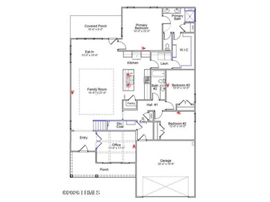 Enjoy spacious one-level living in the Cumberland plan! The main - photo 2