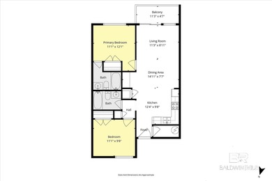 Bright and sunny 2nd-story condo in Gulf Shores Plantation East