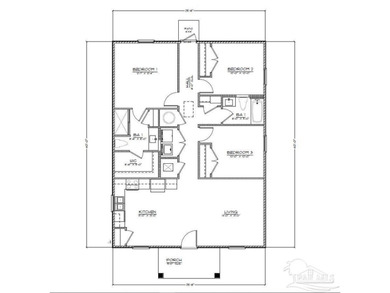 The Callaway plan is a lovely three-bedroom, two-bathroom home - photo 25