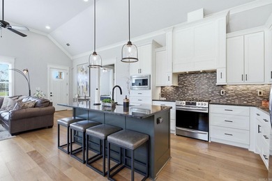 This custom built home is the perfect blend of style and