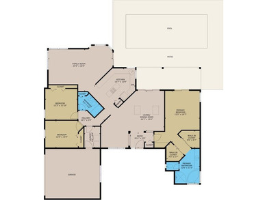 Nestled on a spacious 1/2-acre corner lot, this 3BD, 2BA, 2CG - photo 3