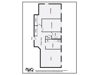 Sun-Drenched Top-Floor 2-Bedroom Co-op with High Ceilings in