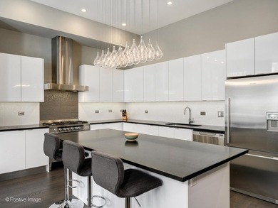 A private elevator entry opens directly into a beautifully