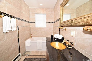 Contemporary three-level, waterfront home. Concrete basement has - photo 19
