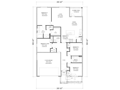 The Cali is an attractive one-story home with a spacious two-car - photo 2