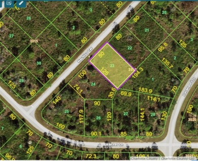 Port Charlotte Waterway Lakes Area Lot For Sale in Port Charlotte Florida