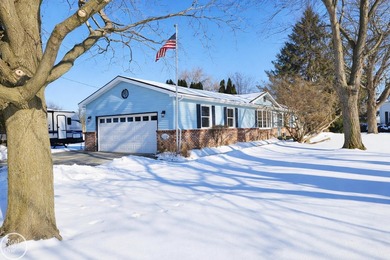 Clinton River Home For Sale in Harrison Michigan