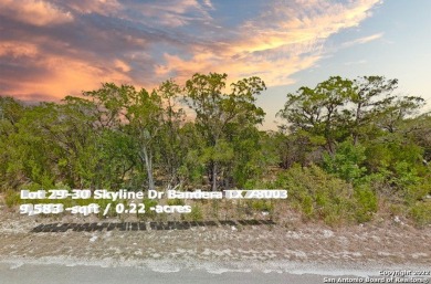 Lake Lot Off Market in Bandera, Texas